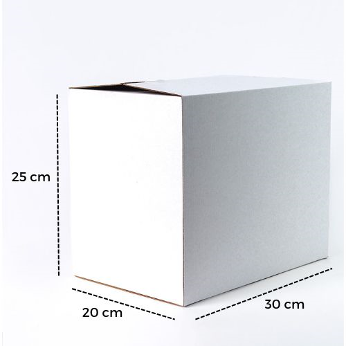 Caja Regular Blanca 30x20x25